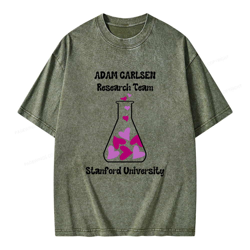Pagewings Adam Carlsen Research Team Unisex Washed T-shirt