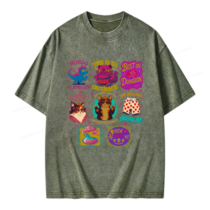 Pagewings This Is An Outrage Unisex Washed T-shirt