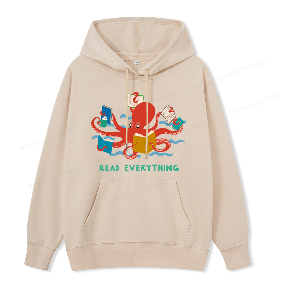 Pagewings Read Everything Unisex Classic Hoodie
