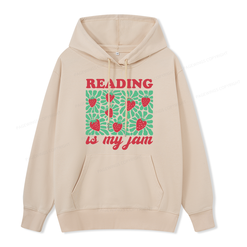 Pagewings Reading Is My Jam Unisex Classic Hoodie