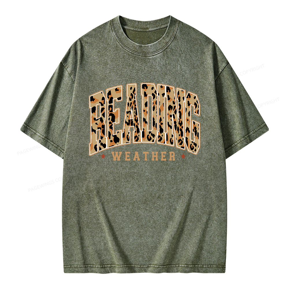 Pagewings Reading Unisex Washed T-shirt