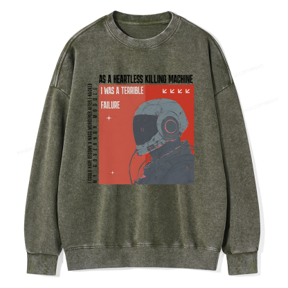 Pagewings I Was A Terrible Failure Unisex Washed Sweatshirt