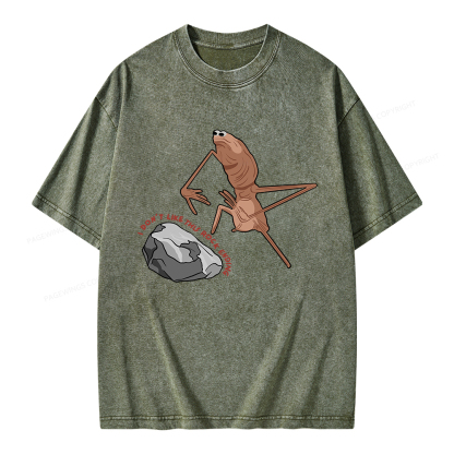 Pagewings I Don’t Like This Rock Ending Unisex Washed T-shirt