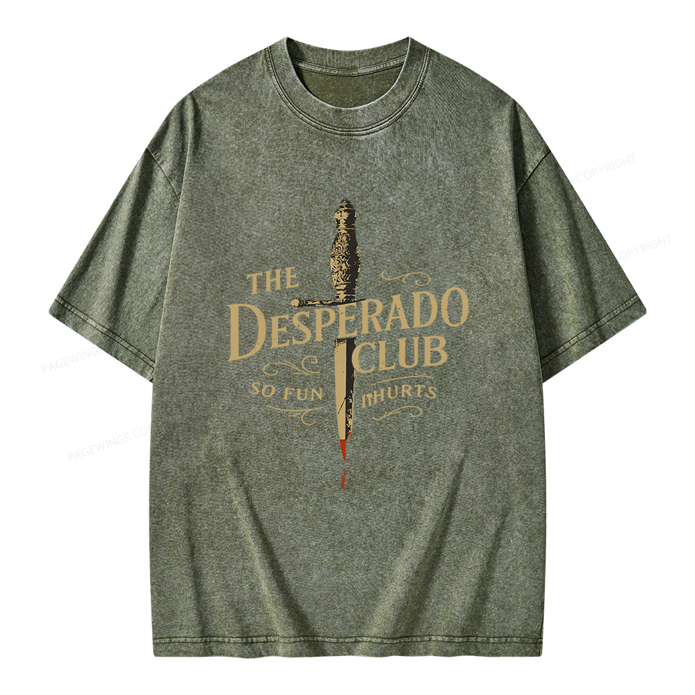 Pagewings Desperado Club Unisex Washed T-shirt