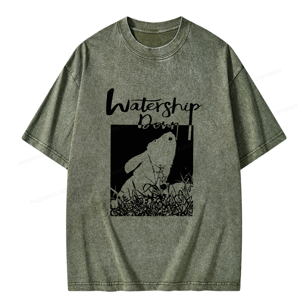 Pagewings Watership Unisex Washed T-shirt