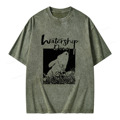 Pagewings Watership Unisex Washed T-shirt