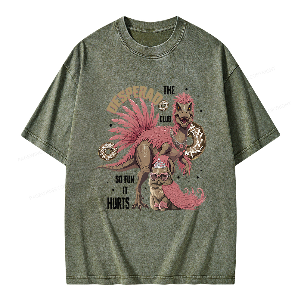 Pagewings Desperado Club Vintage Unisex Washed T-shirt