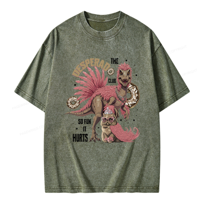 Pagewings Desperado Club Vintage Unisex Washed T-shirt