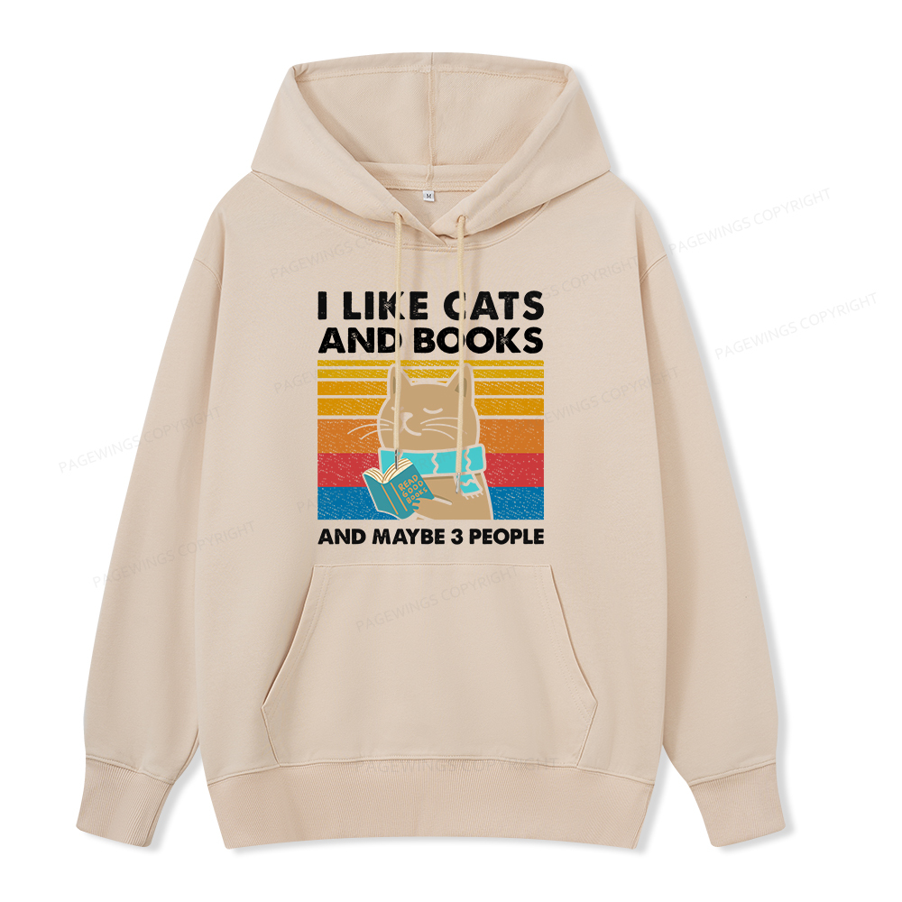 Pagewings Like Book And Maybe 3 People Unisex Classic Hoodie