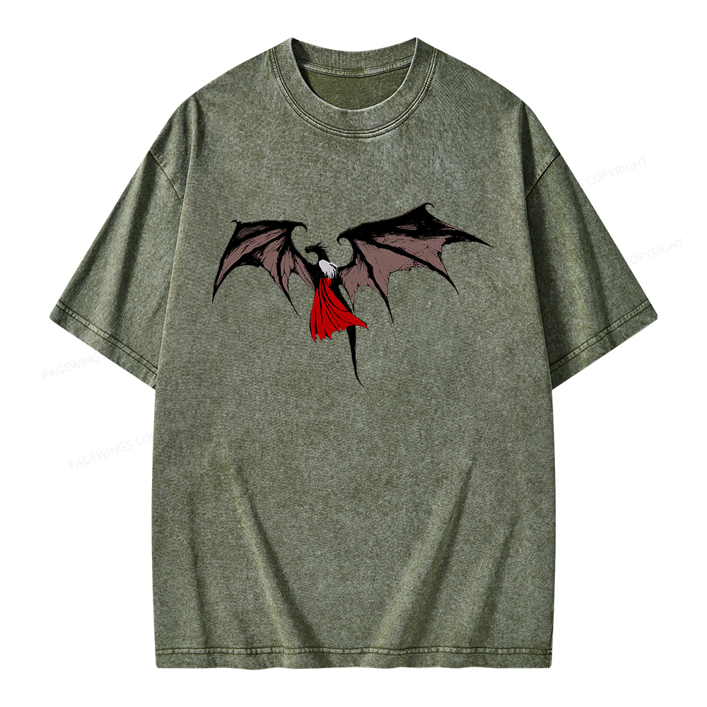 Pagewings Manon Blackbeak Unisex Washed T-shirt