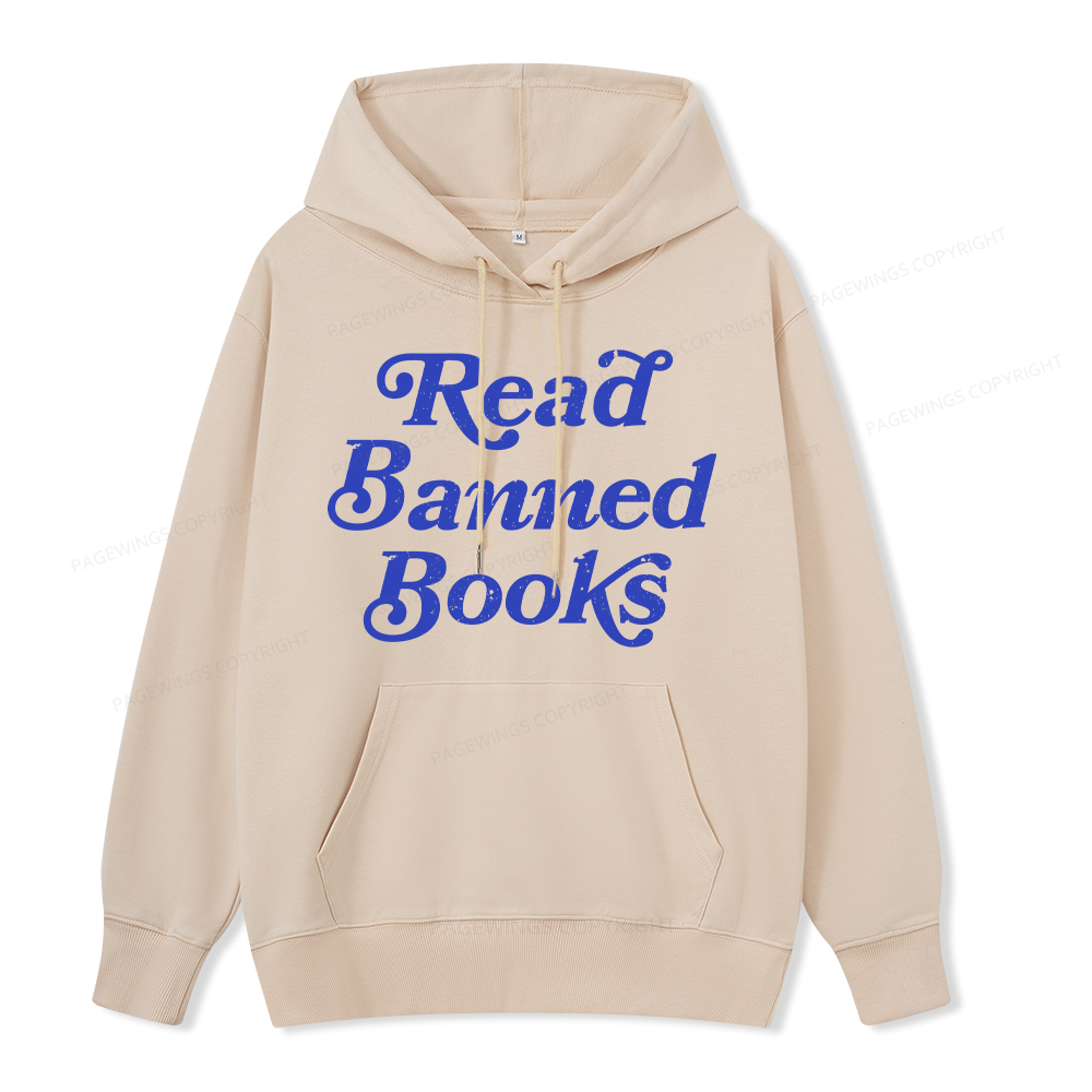 Pagewings Read Banned Books Unisex Classic Hoodie