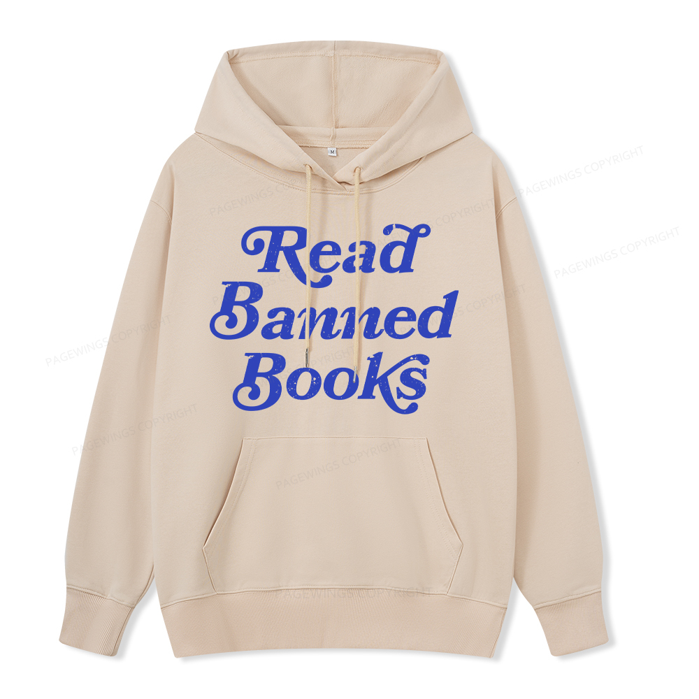 Pagewings Read Banned Books Unisex Classic Hoodie