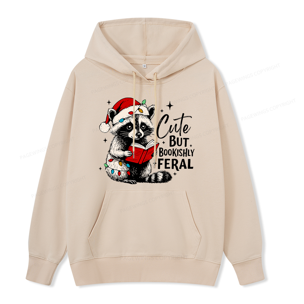 Pagewings Cute But Feral Unisex Classic Hoodie