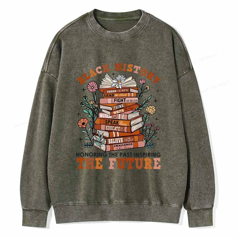 Pagewings The Future Shirt Unisex Washed Sweatshirt