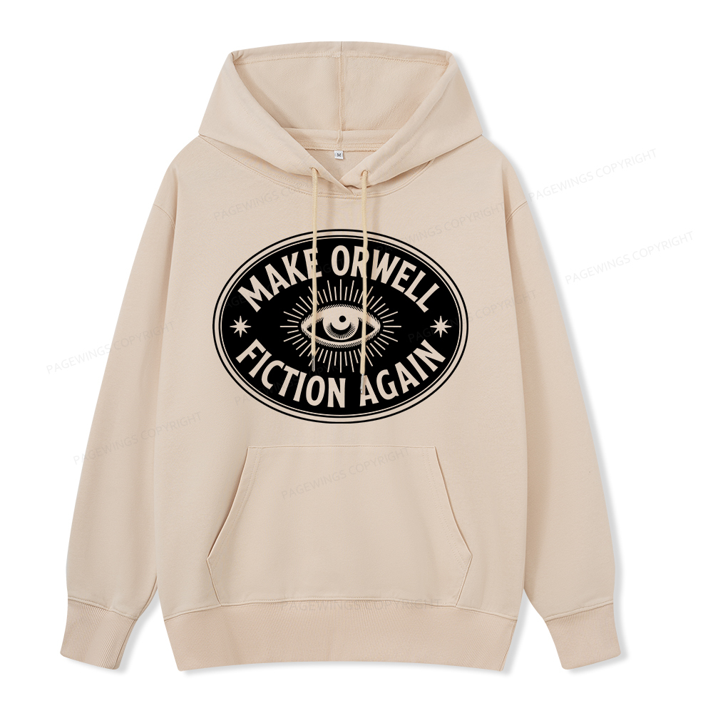 Pagewings Make Orwell Fiction Again Unisex Classic Hoodie