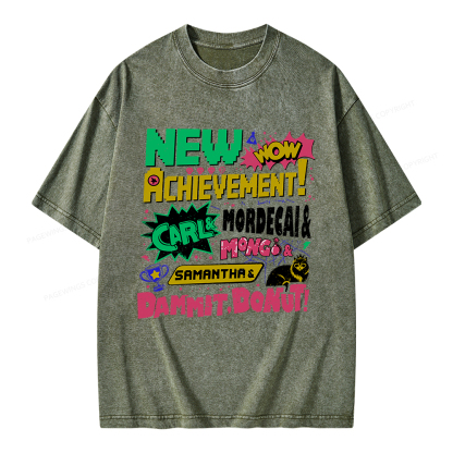 Pagewings New Achievement Unisex Washed T-shirt