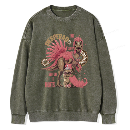 Pagewings Desperado Club Vintage Unisex Washed Sweatshirt