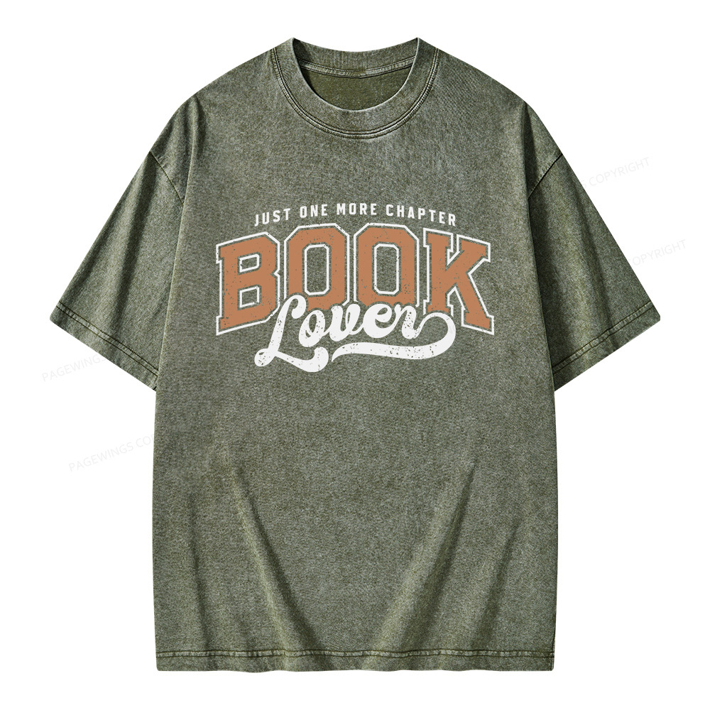 Pagewings One More Chapter Unisex Washed T-shirt