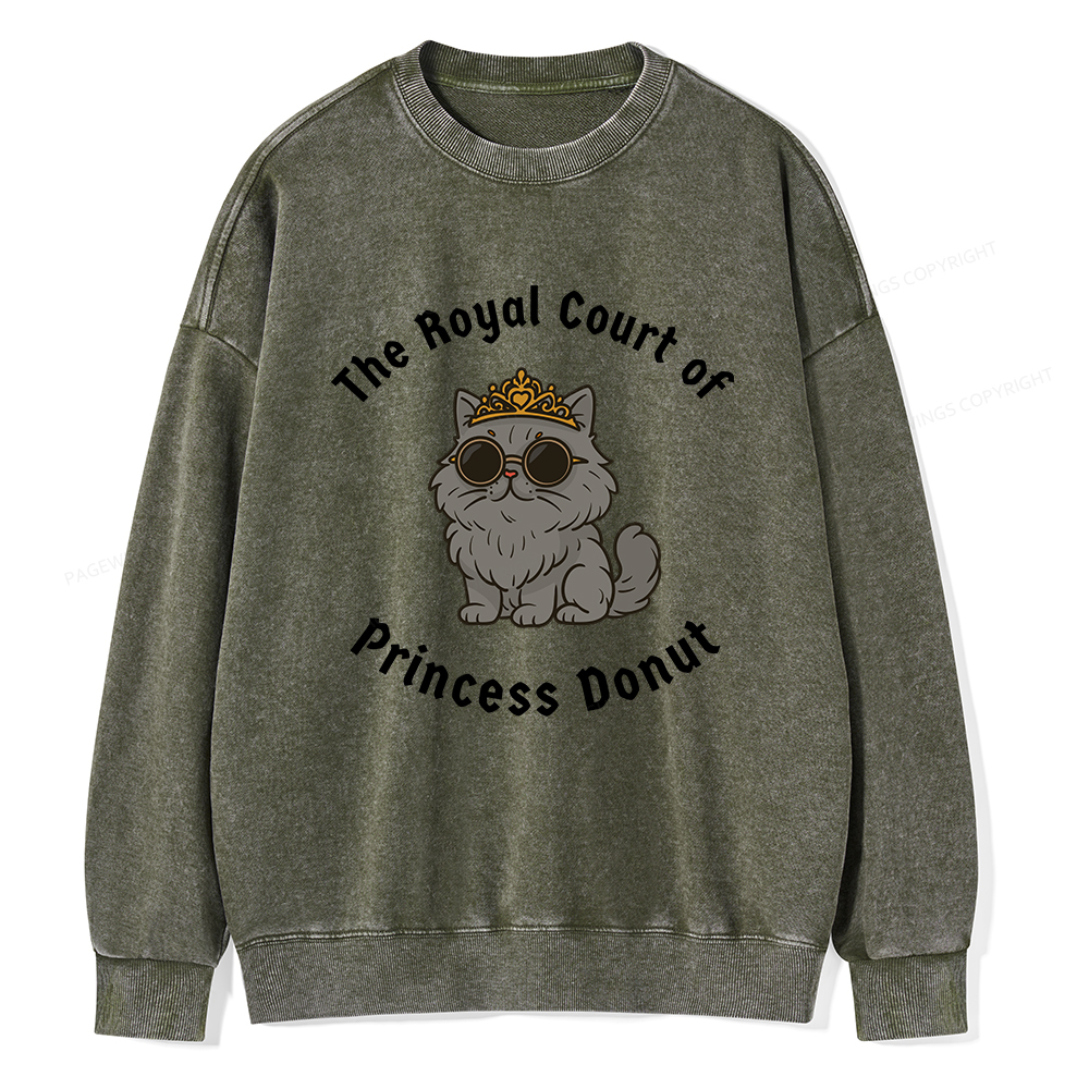 Pagewings The Royal Court Unisex Washed Sweatshirt