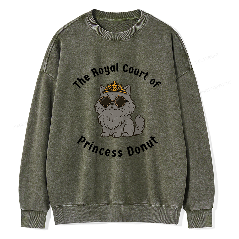 Pagewings The Royal Court Unisex Washed Sweatshirt