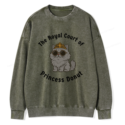 Pagewings The Royal Court Unisex Washed Sweatshirt