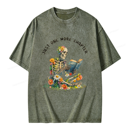 Pagewings Just More Chapter Unisex Washed T-shirt