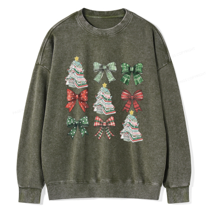 Pagewings Booked for Christmas Unisex Washed Sweatshirt