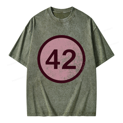 Pagewings 42 Unisex Washed T-shirt