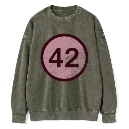 Pagewings 42 Unisex Washed Sweatshirt
