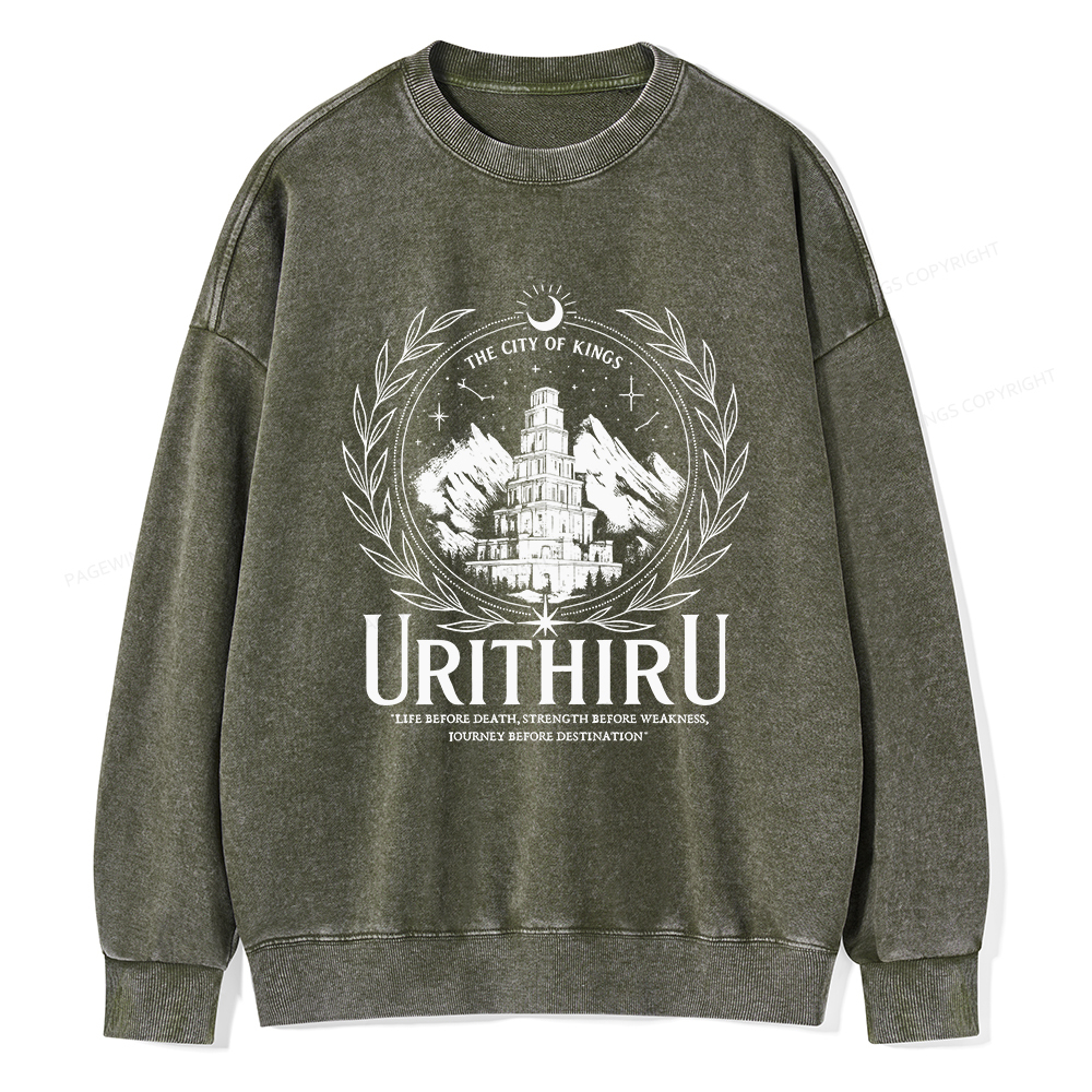 Pagewings Urithiru Unisex Washed Sweatshirt