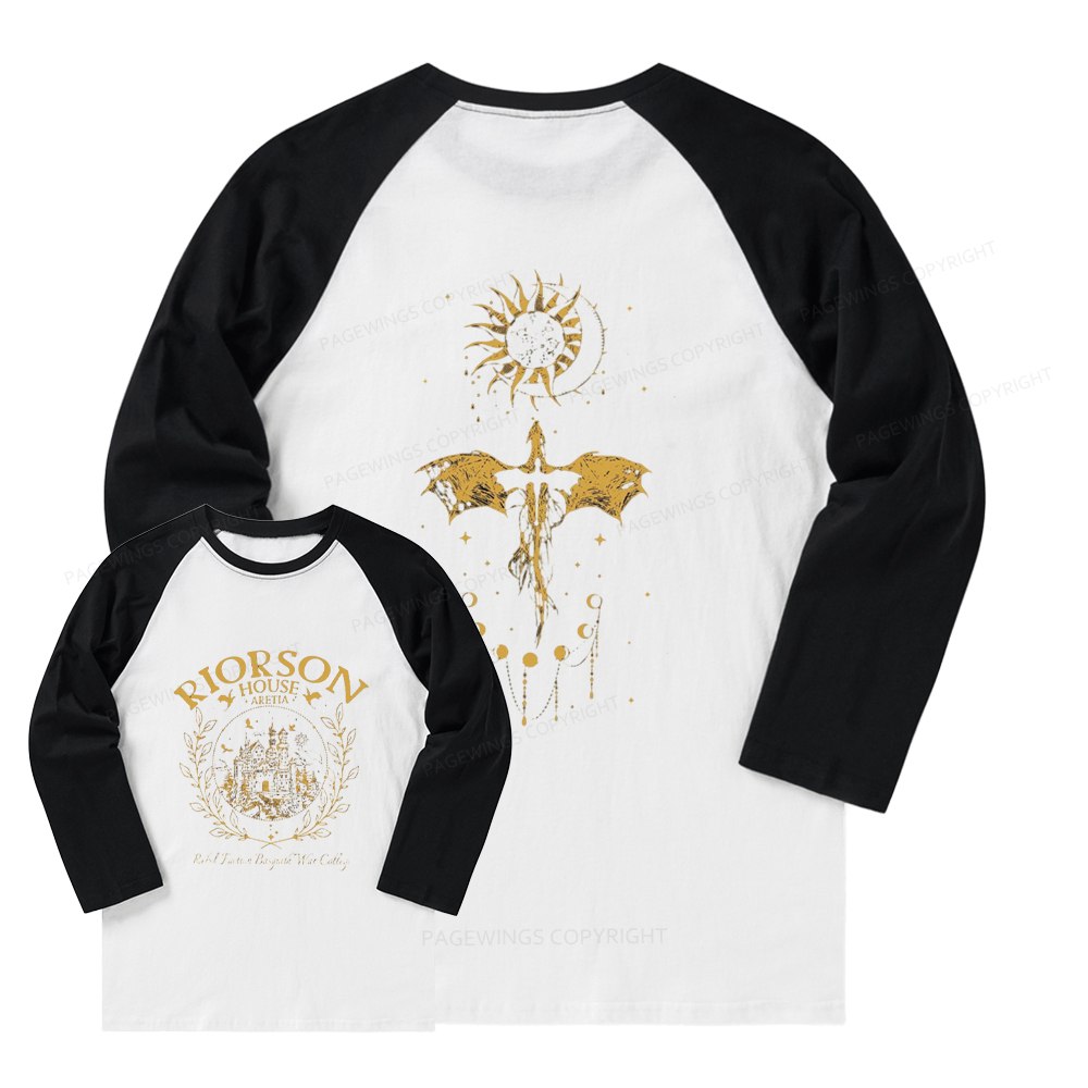 Pagewings Fourth Wing Long Sleeve Raglan T-shirt