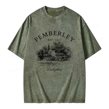 Pagewings Pemberley Unisex Washed T-shirt