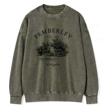 Pagewings Pemberley Unisex Washed Sweatshirt