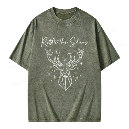 Pagewings Rattle the Stars Unisex Washed T-shirt