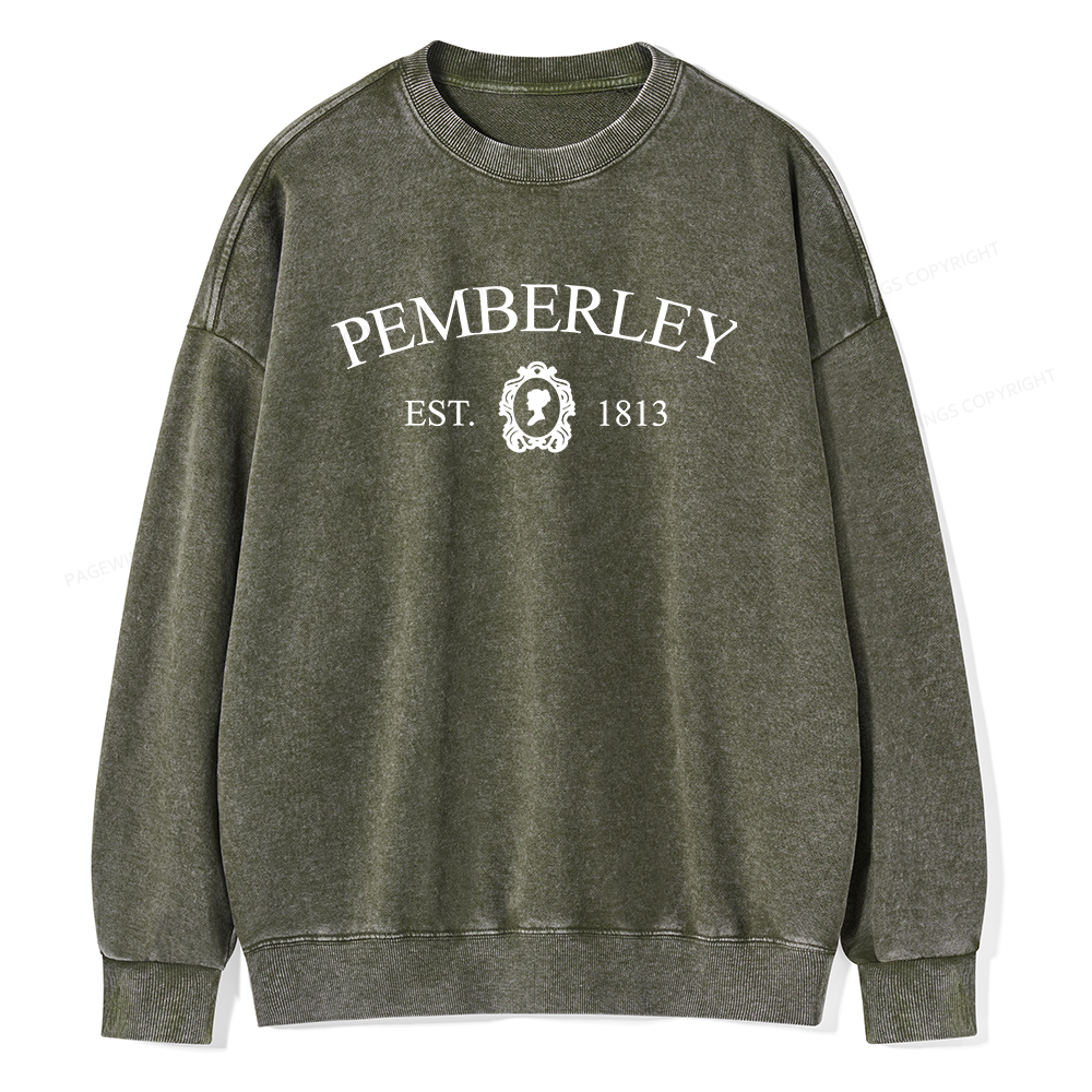 Pagewings Pemberley Unisex Washed Sweatshirt