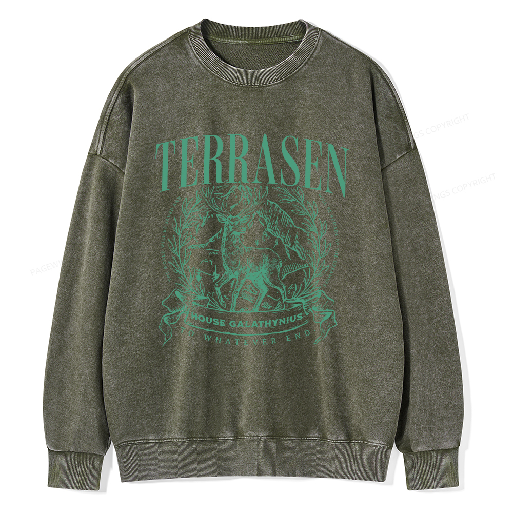 Pagewings Terrasen Unisex Washed Sweatshirt