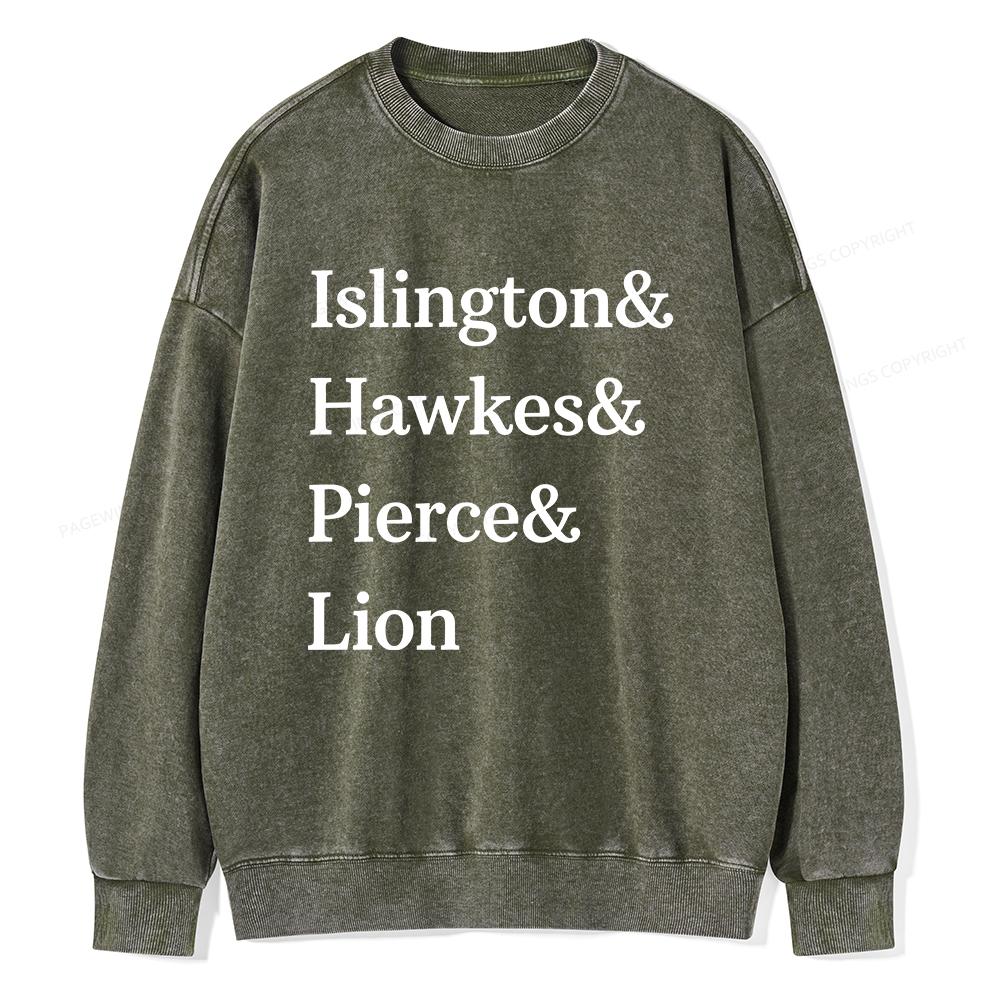 Pagewings Bookish Fan Unisex Washed Sweatshirt