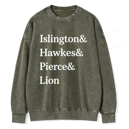 Pagewings Bookish Fan Unisex Washed Sweatshirt