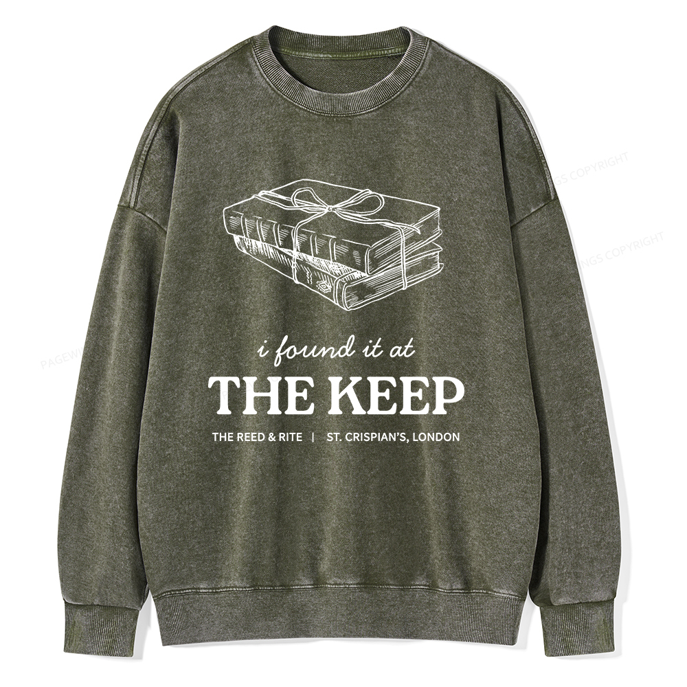 Pagewings The Keep Unisex Washed Sweatshirt