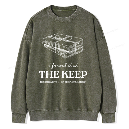 Pagewings The Keep Unisex Washed Sweatshirt