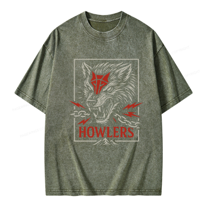 Pagewings Howlers Unisex Washed T-shirt