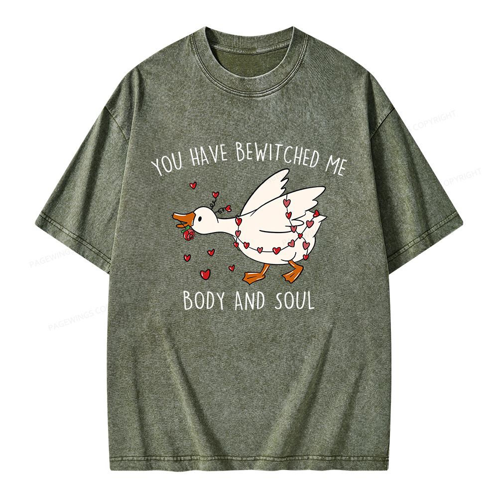 Pagewings You Have Bewitched Me Body And Soul Unisex Washed T-shirt
