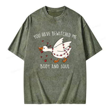 Pagewings You Have Bewitched Me Body And Soul Unisex Washed T-shirt