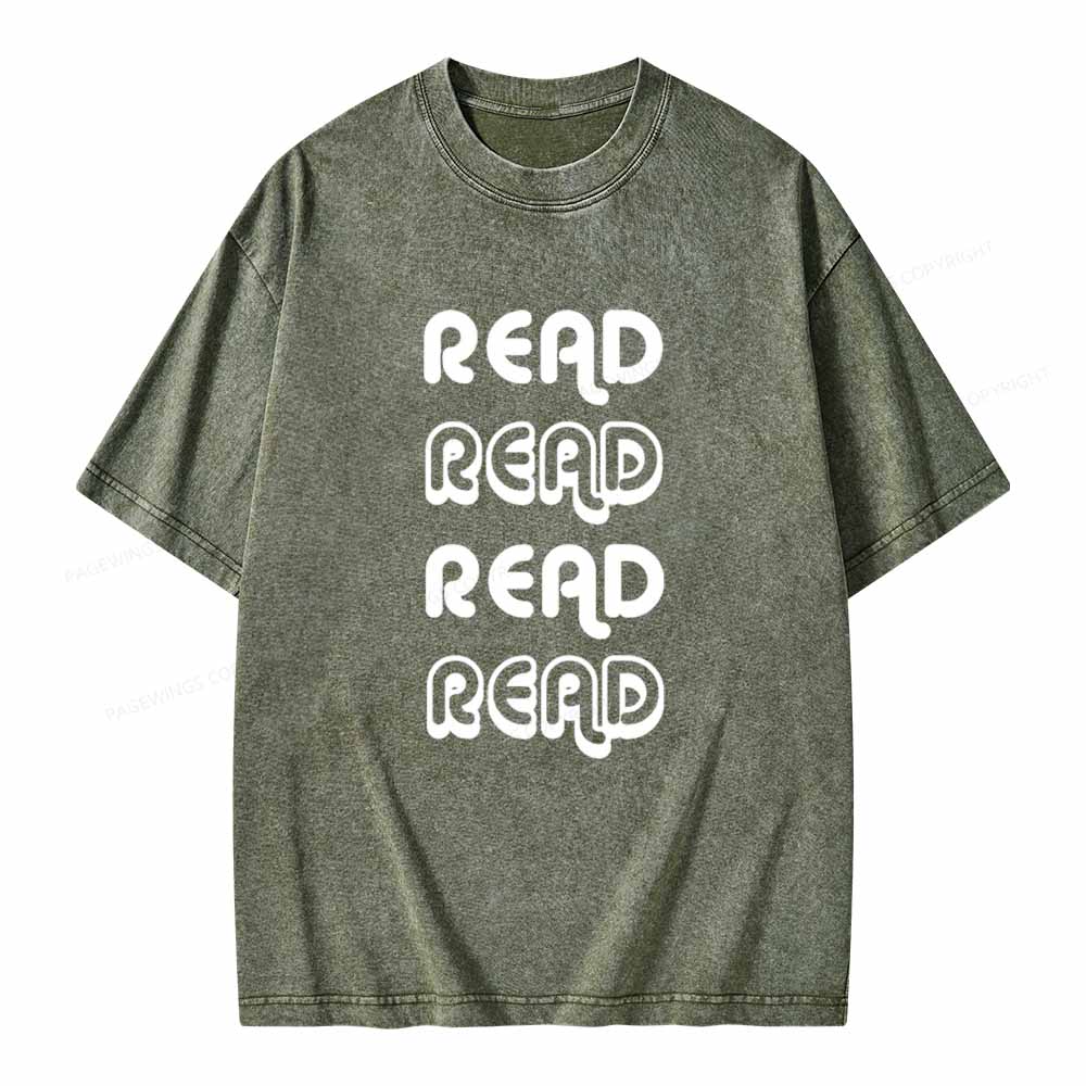 Pagewings The Read Unisex Tee Unisex Washed T-shirt