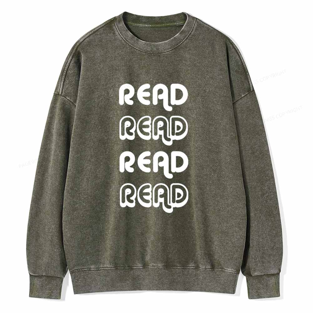 Pagewings The Read Unisex Tee Unisex Washed Sweatshirt