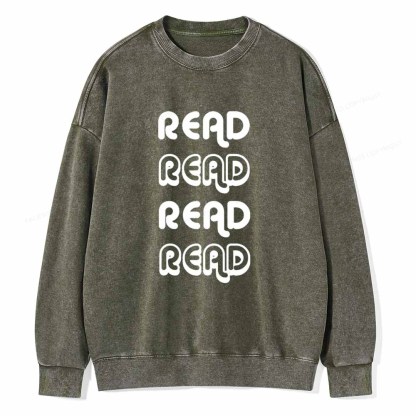 Pagewings The Read Unisex Tee Unisex Washed Sweatshirt