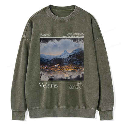 Pagewings Velaris Unisex Washed Sweatshirt