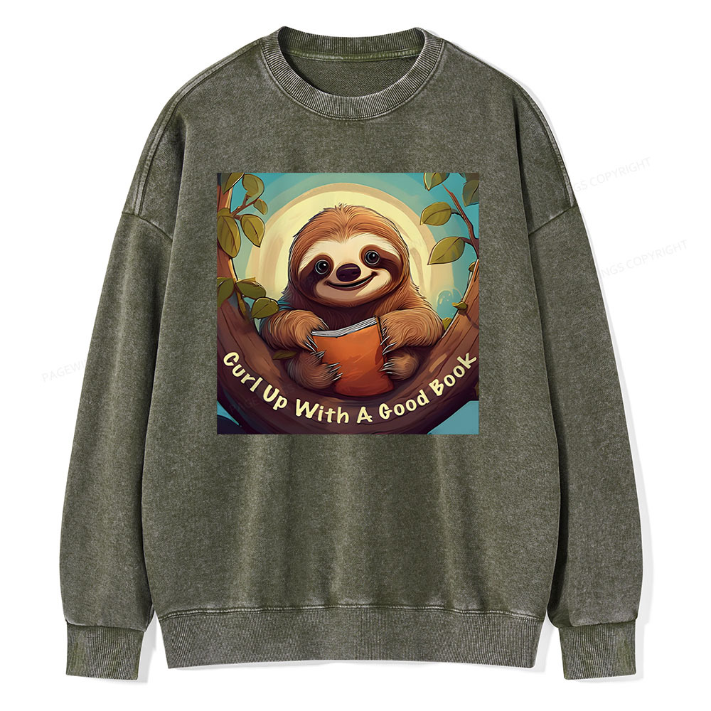 Pagewings Book love T-Shirts Unisex Washed Sweatshirt