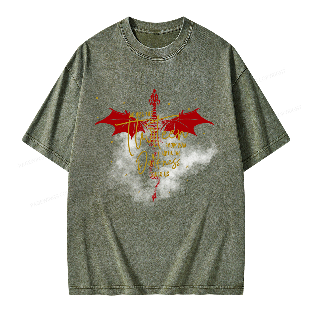 Pagewings We are the Thirteen Unisex Washed T-shirt