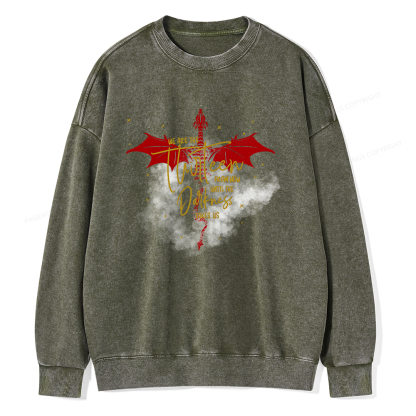 Pagewings We are the Thirteen Unisex Washed Sweatshirt